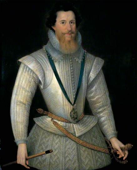 Robert Devereux 2nd Earl of Essex ca. 1596 by Marcus Gheeraerts the Younger (1561-1536)  Location TBD